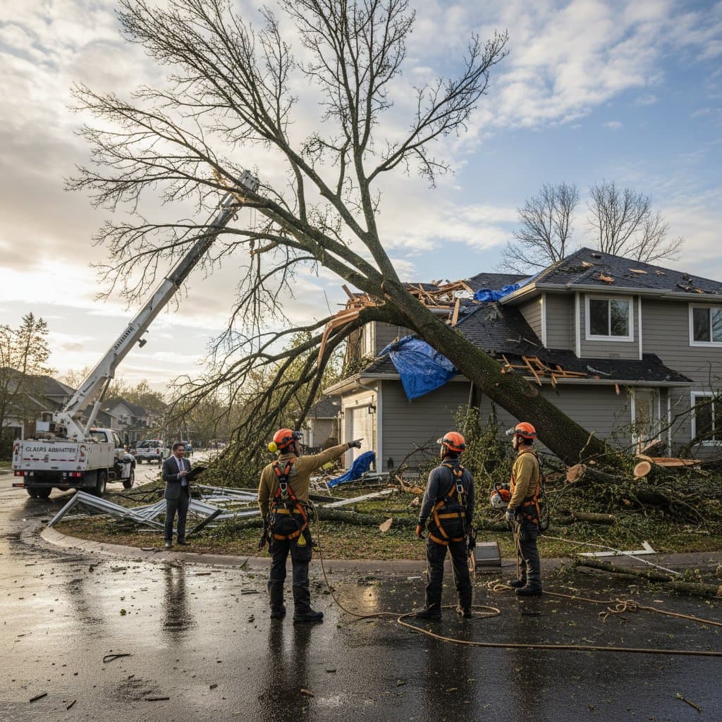 Storm Tree Claims Jump 65% Under New Insurance Rules