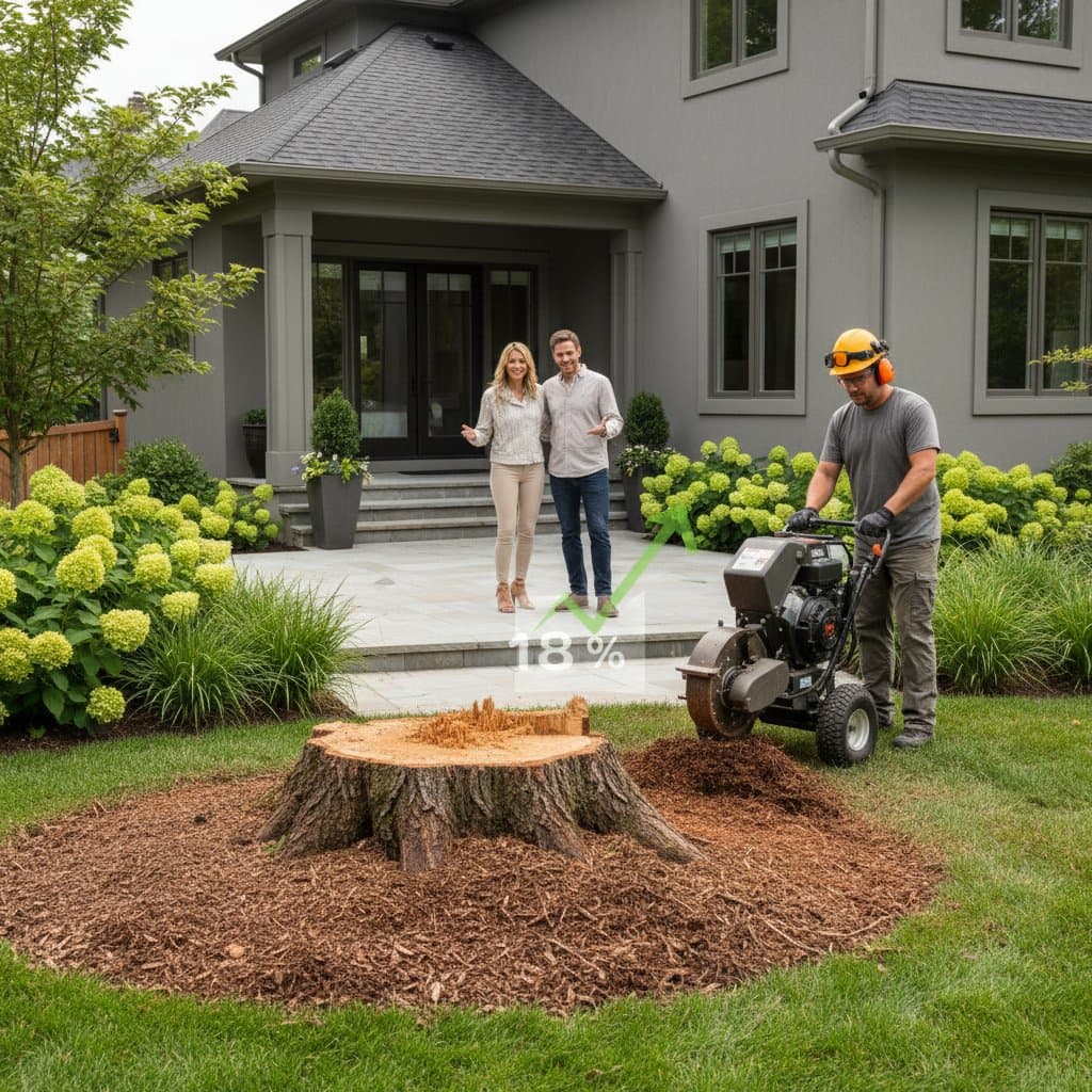 Stump Grinding Adds 18% to Property Value in 2025