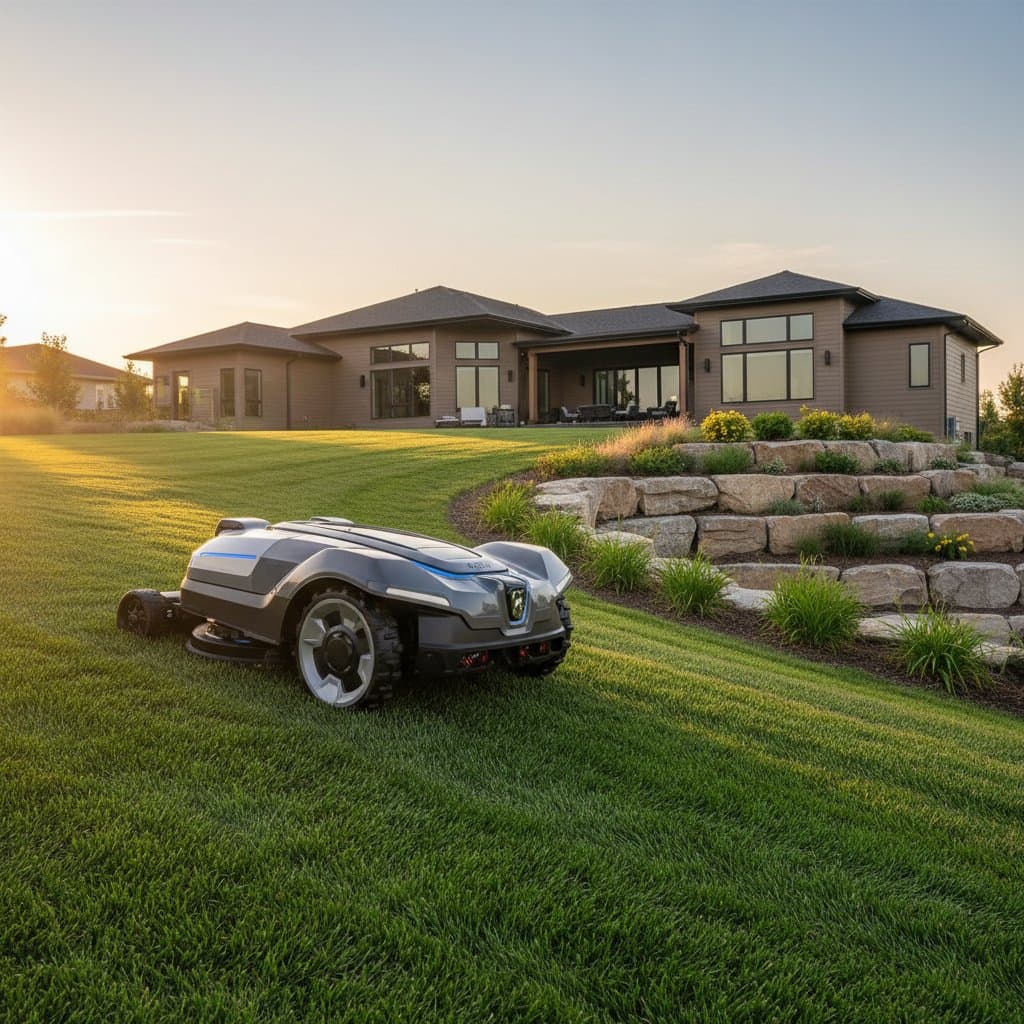 Robot Mowers Now Tackle Steep Slopes With Precision