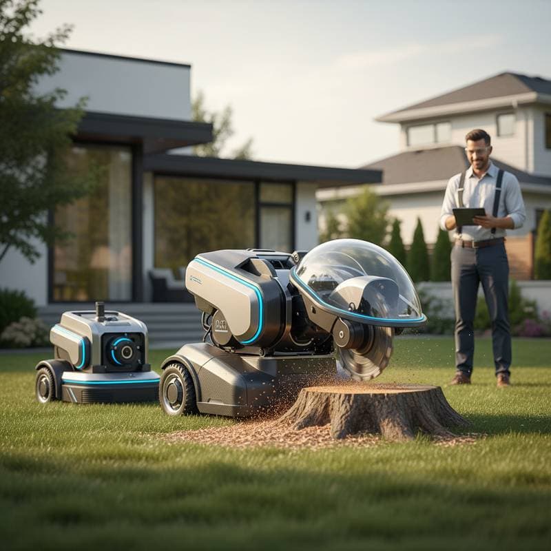 Robotic Stump Grinders Slash Removal Time to 45 Minutes