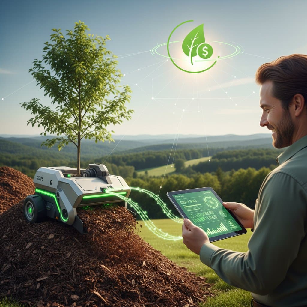 Tree Mulch Generates Carbon Credits and Income in 2026