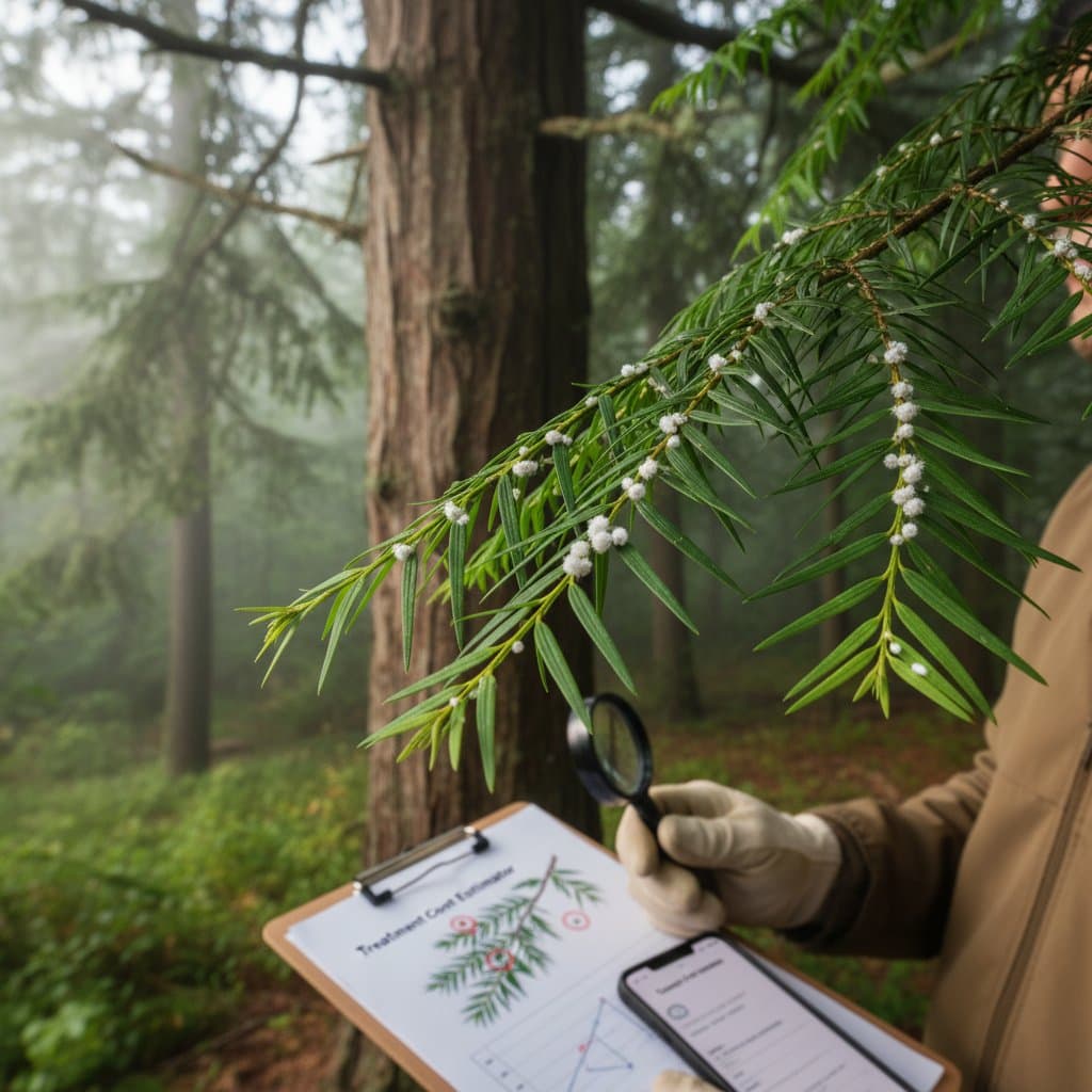 Featured image for Hemlock Woolly Adelgid: Spot and Stop It Fast