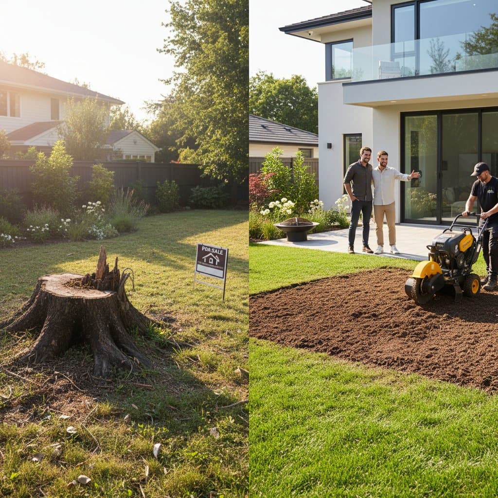 Featured image for Stumps Cut Home Value Until You Grind Them Out