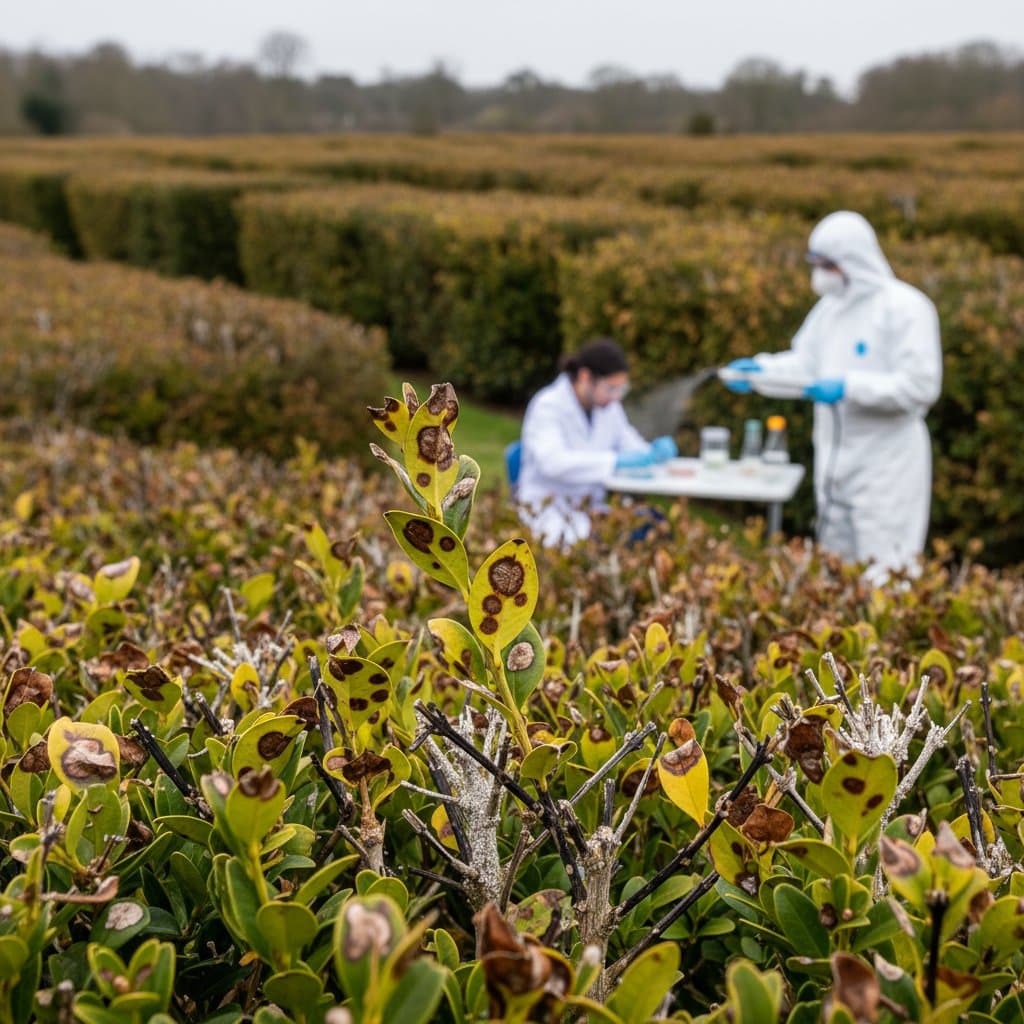 Boxwood Blight Surges 300%: Save Shrubs with Fast Fixes