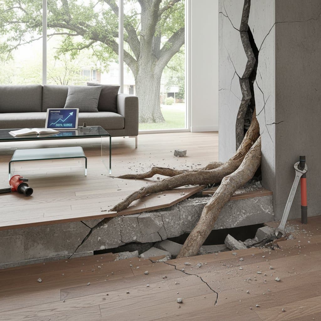 Tree Root Damage Now Costs Homeowners Thousands in Repairs