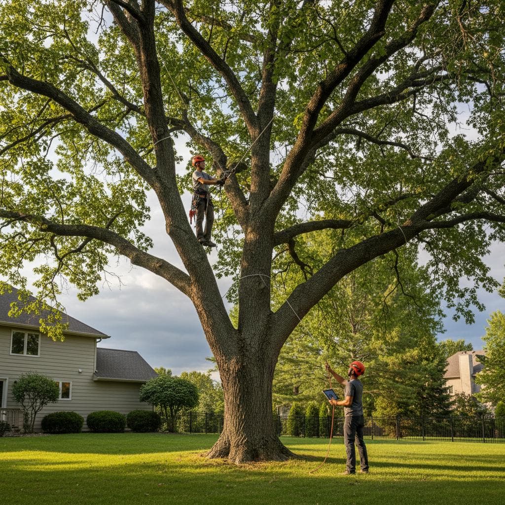 Tree Cabling Prevents Storm Damage to Mature Trees