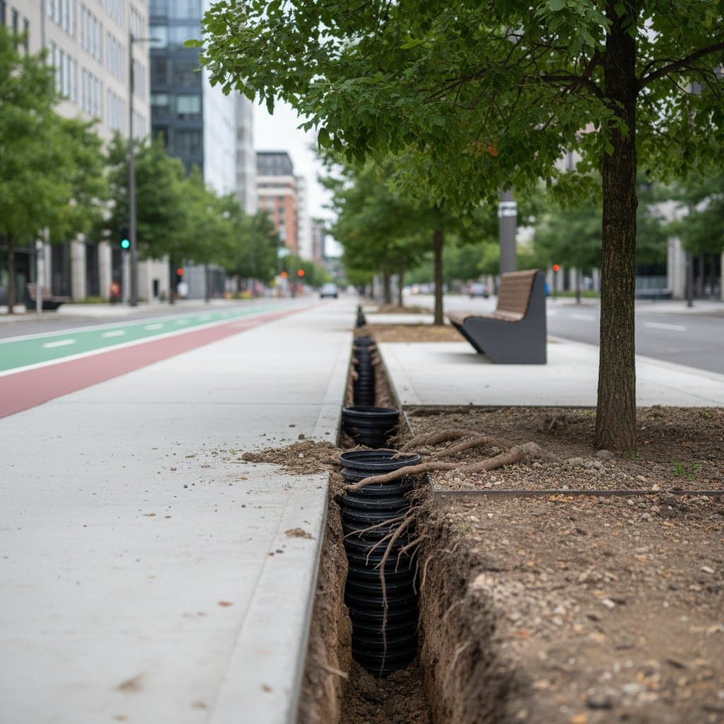 Featured image for Root Barriers Stop Sidewalk Lawsuits Before They Start