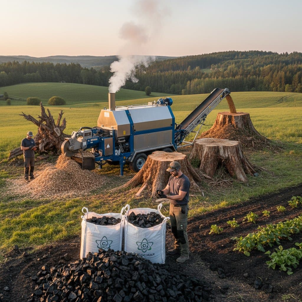 Turn Tree Stumps Into Profitable Biochar Revenue