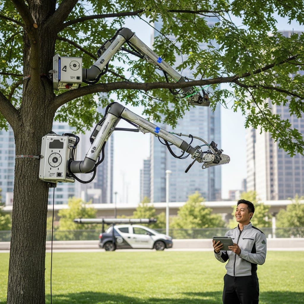 Robotic Climbers Slash Pruning Time 60% by 2026
