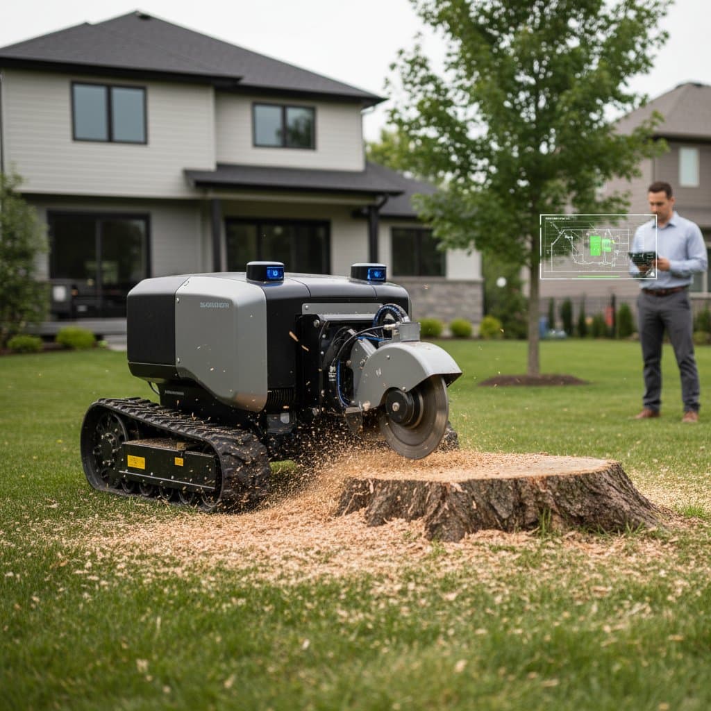 Featured image for Robotic Stump Grinders Cut Removal Time by 3X