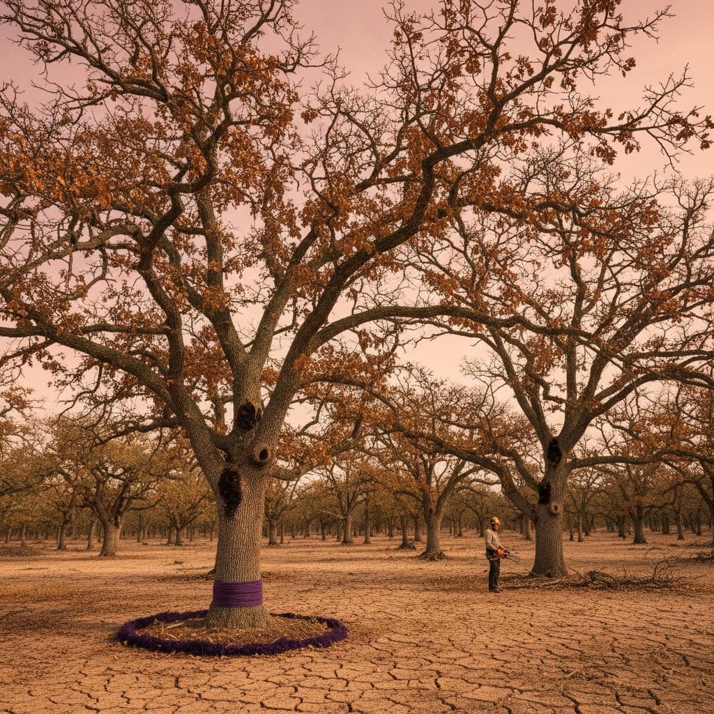Featured image for Oak Wilt Surges 300% as Southern Droughts Weaken Trees