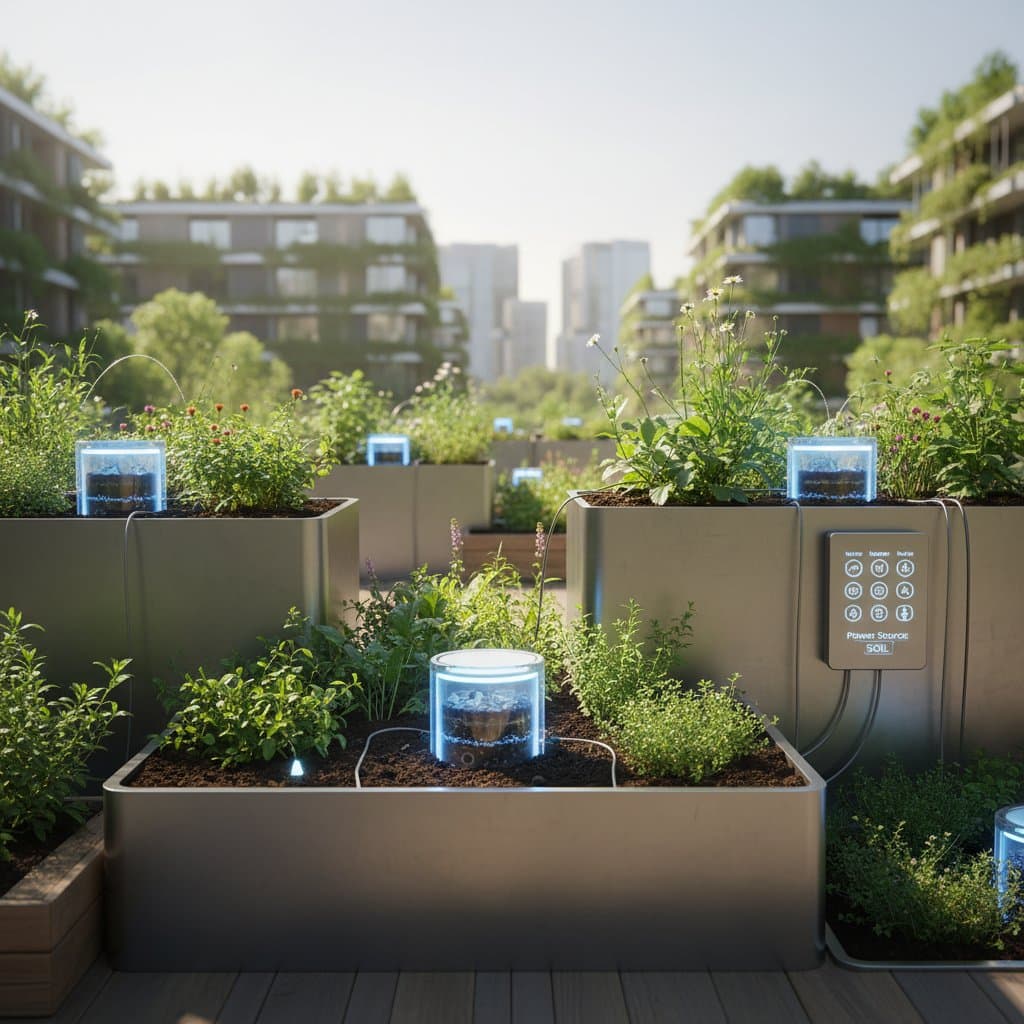 Soil Batteries Power Self-Watering Gardens by 2026