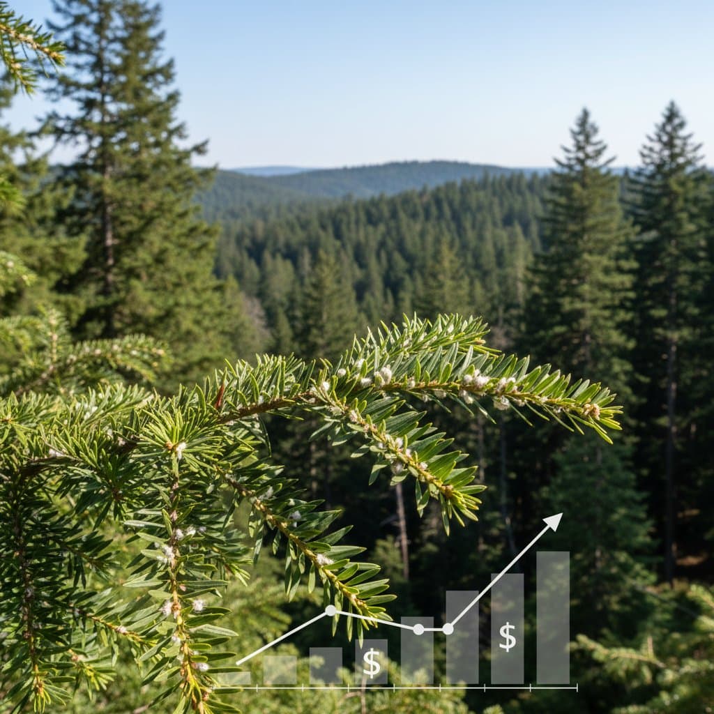 Hemlock Woolly Adelgid Spreads to 8 New Areas: Treatment Costs
