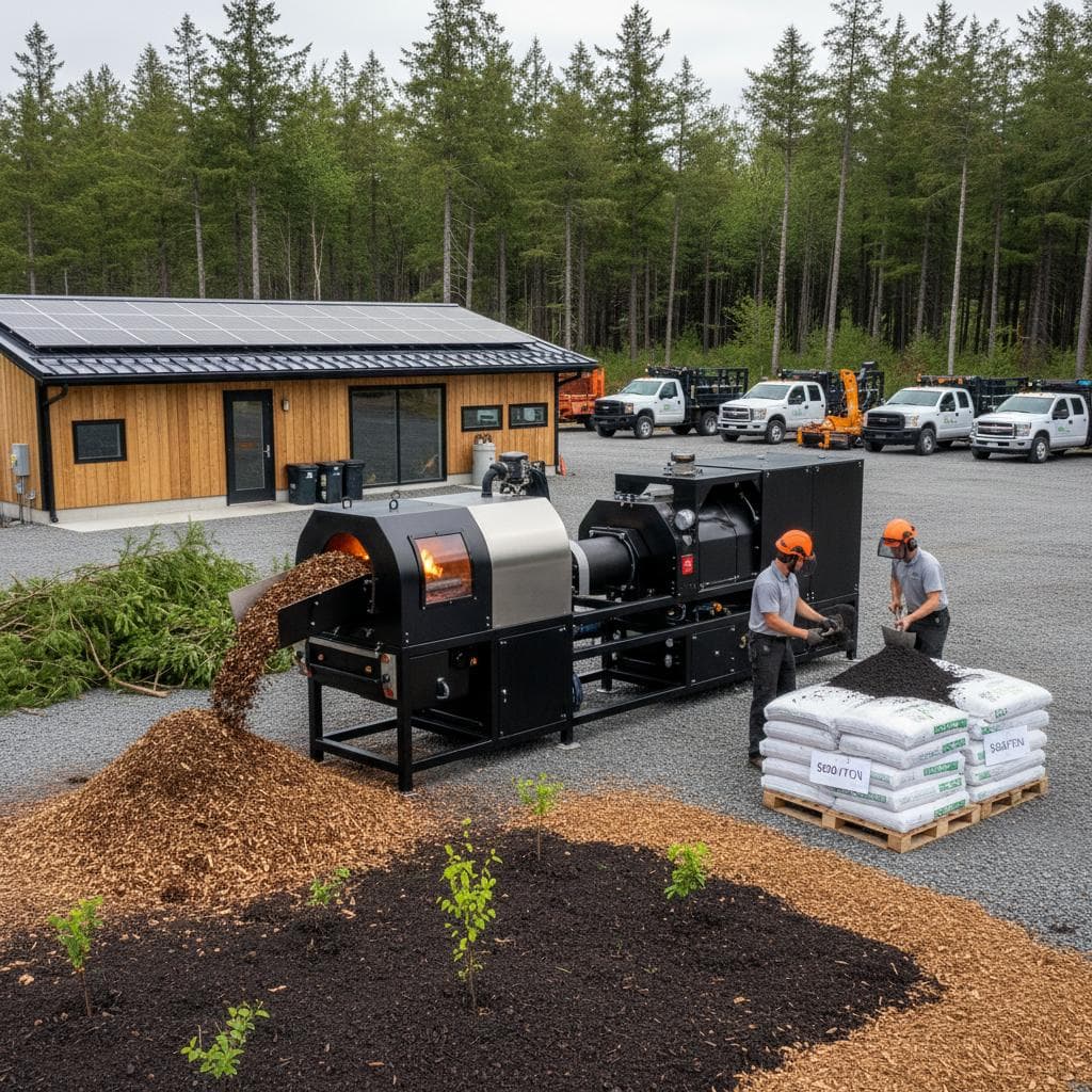 Tree Waste to $800/Ton: Arborist Biochar Profits