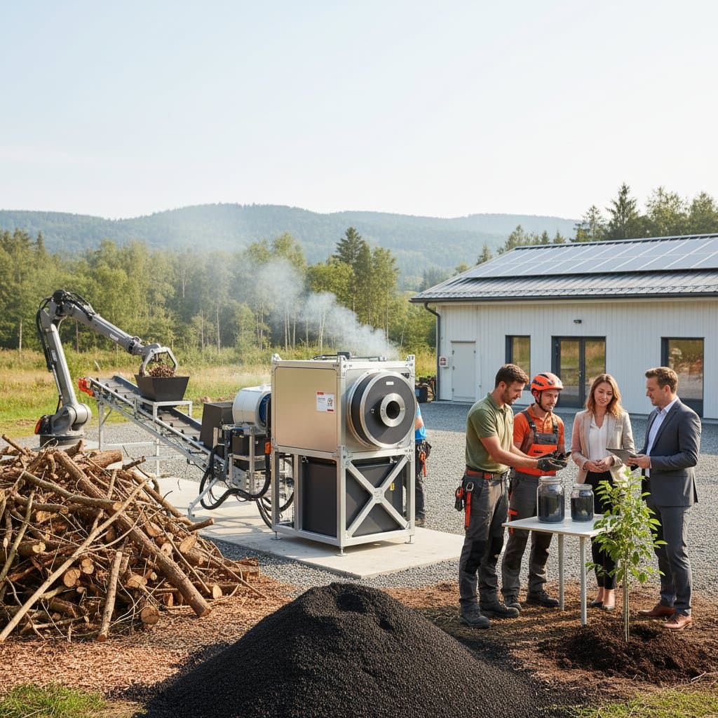 Tree Waste Becomes Profitable Biochar in 2026
