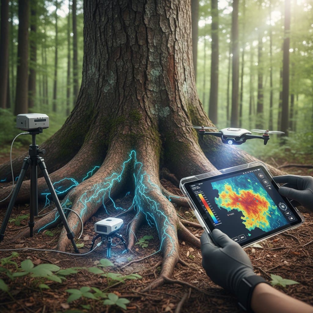 New Detection Stops Armillaria Before Trees Collapse