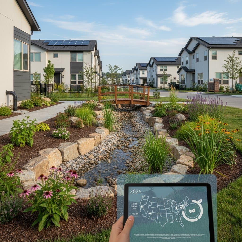 8 Cities Requiring Rain Gardens by 2026