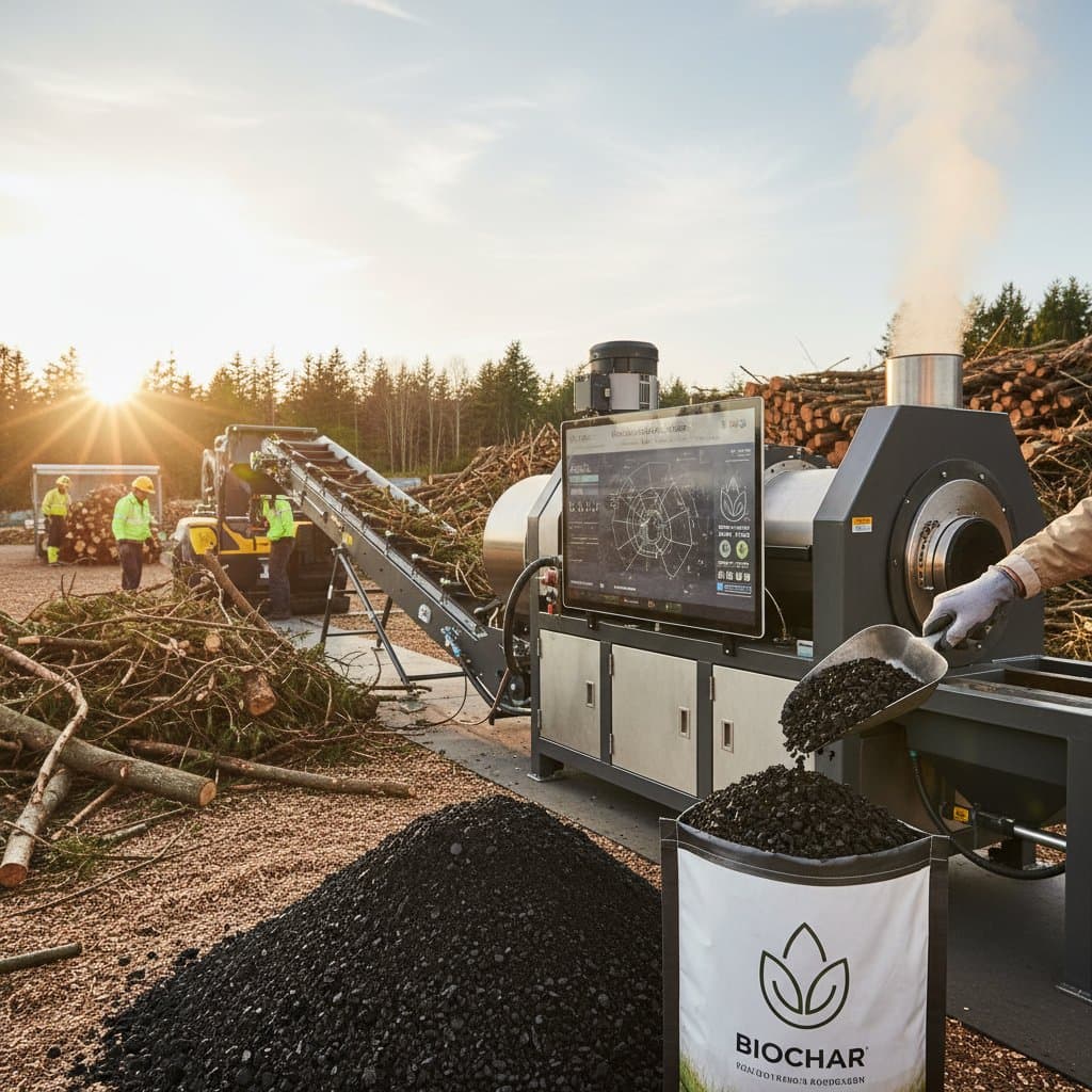 Turn Tree Waste Into Revenue With Biochar Production