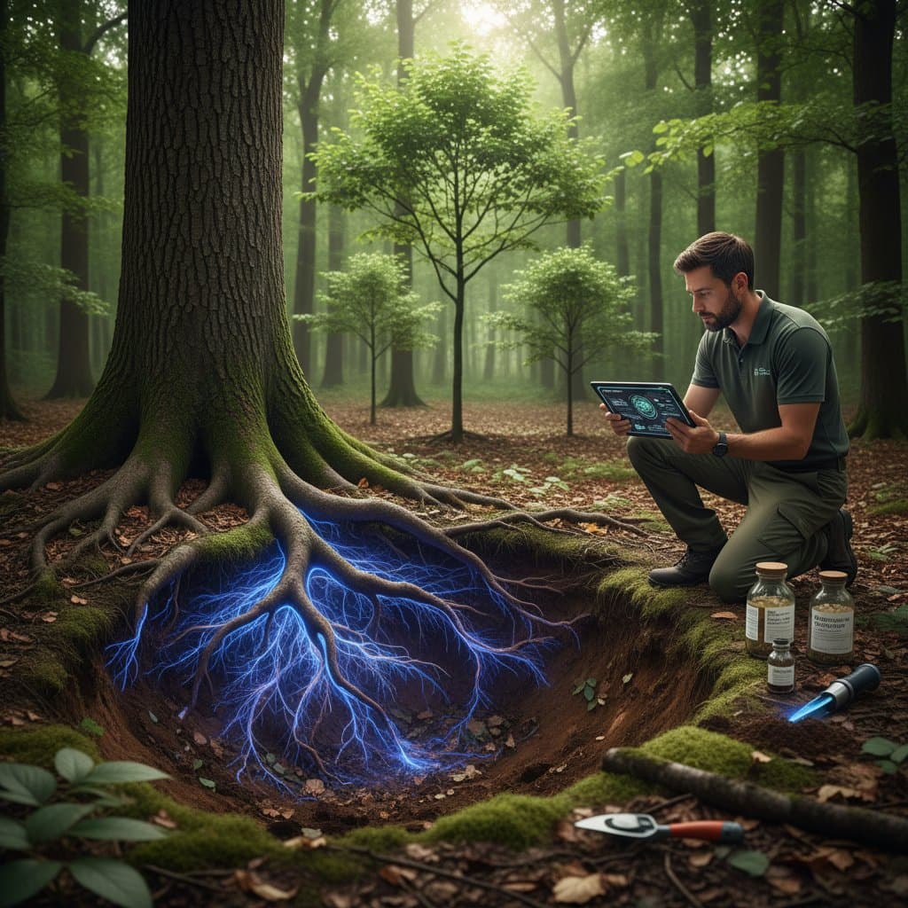 How Fungal Networks Help Arborists Heal Trees Faster