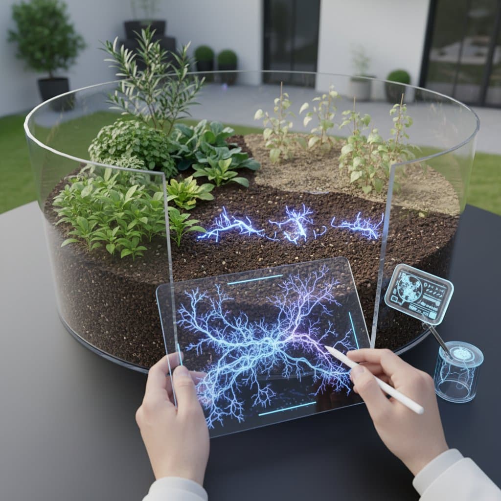 Image for Mycelial Mapping Makes Underground Soil Life Visible