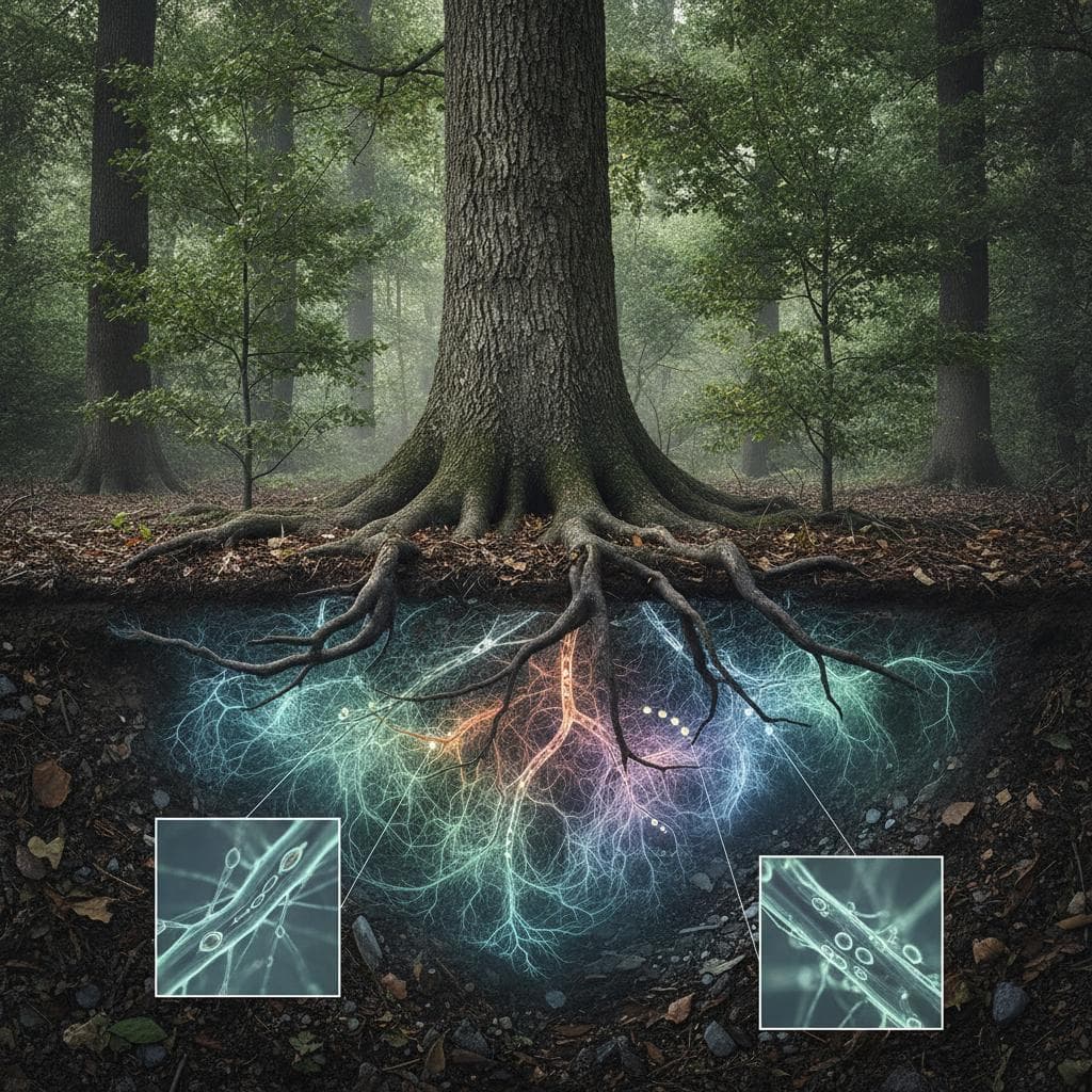 Fungal Networks Detect Tree Disease Before Symptoms Show