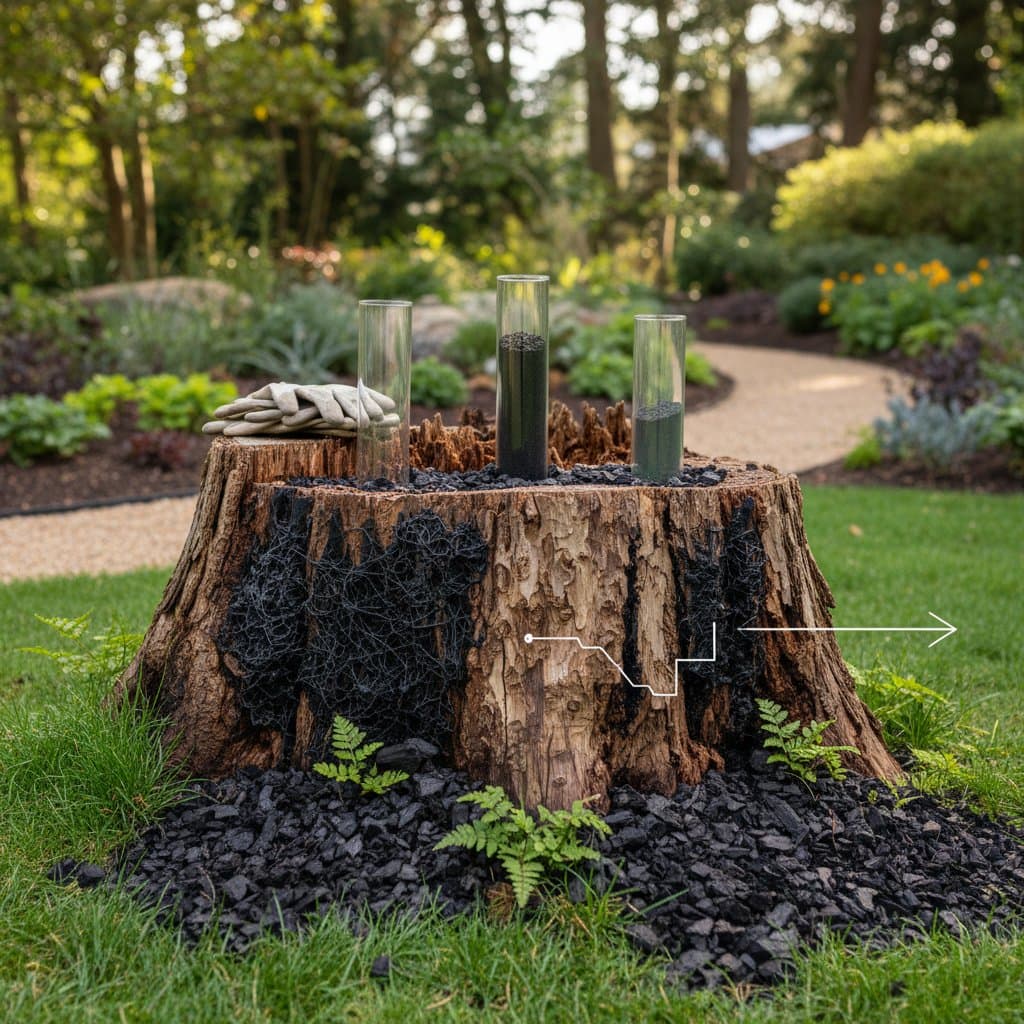 Featured image for Biochar Speeds Stump Decay 3X While Enriching Soil