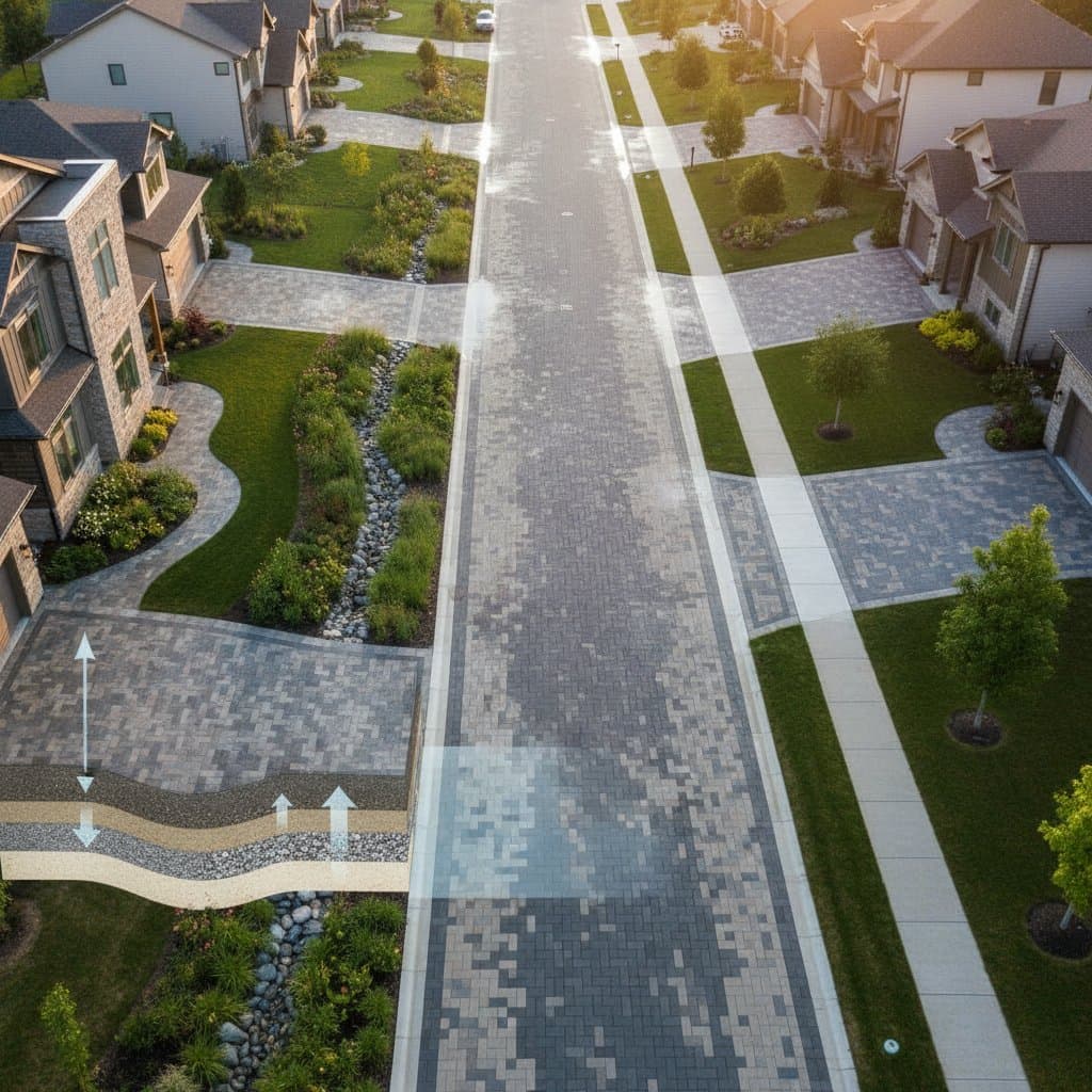 Featured image for Why 8 States Now Require Permeable Pavers for Drainage