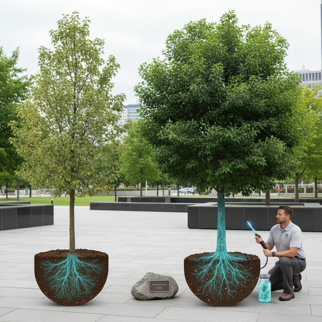 Featured image for Mycorrhizal Injections Triple Tree Growth in 2025
