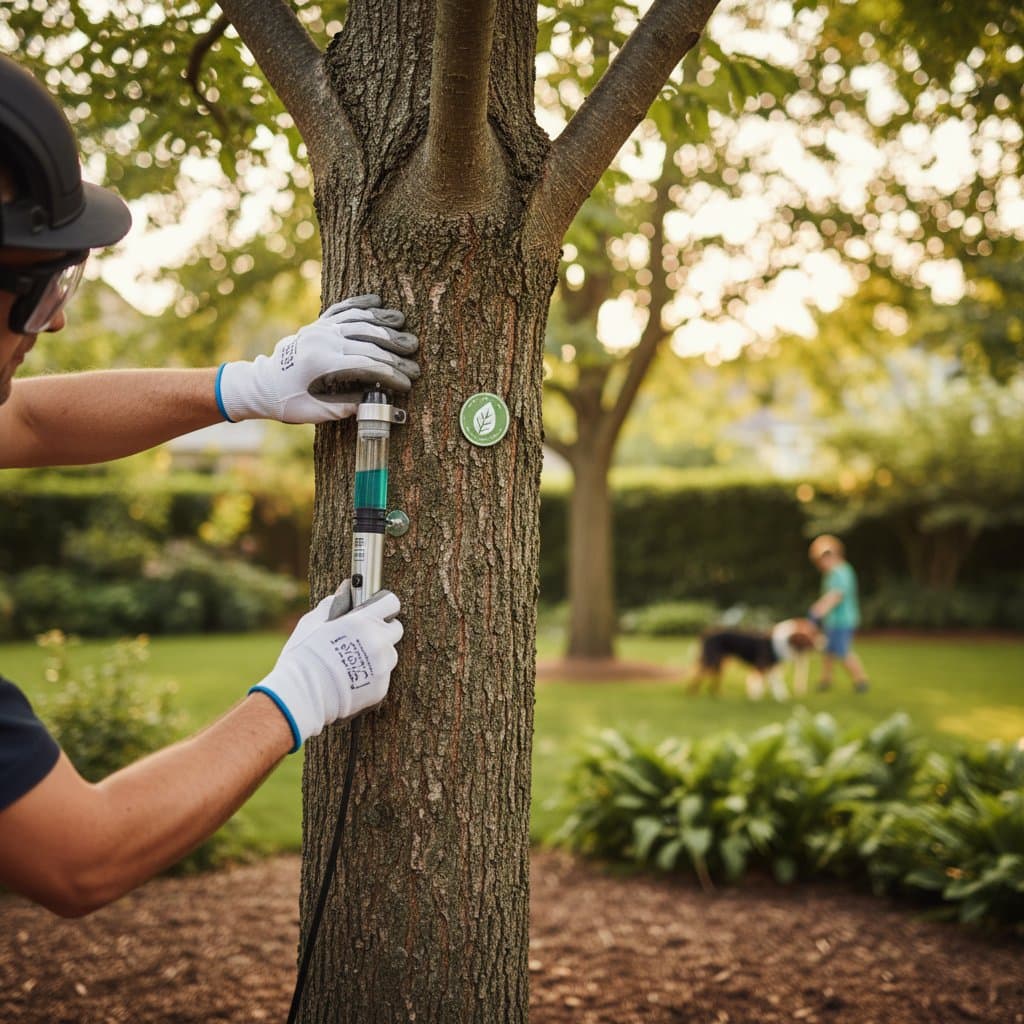 Featured image for Ash Tree Vaccines Stop Borers Without Soil Contamination