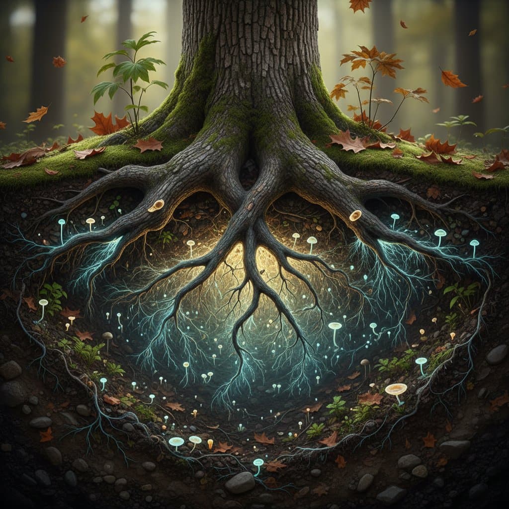 Featured image for Underground Fungal Networks Keep Your Trees Healthy